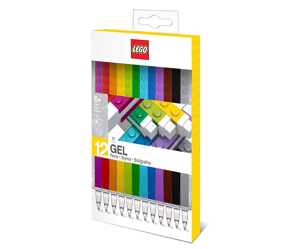 Set 12 pixuri Lego – LEGO Stationery, Multicolor LEGO Stationery imagine 2022 caserolepolistiren.ro